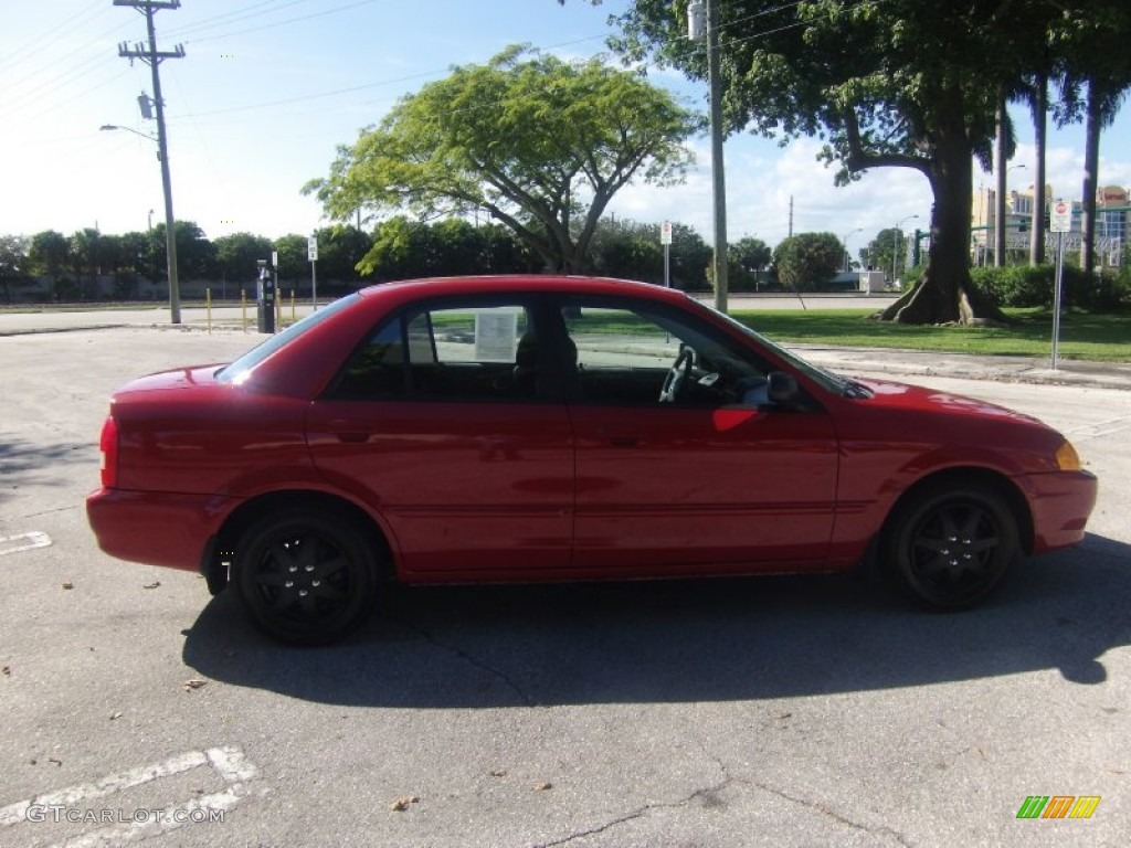 2000 Protege LX - Classic Red / Gray photo #5