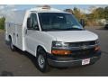 Summit White 2015 Chevrolet Express Cutaway 3500 Utility Van