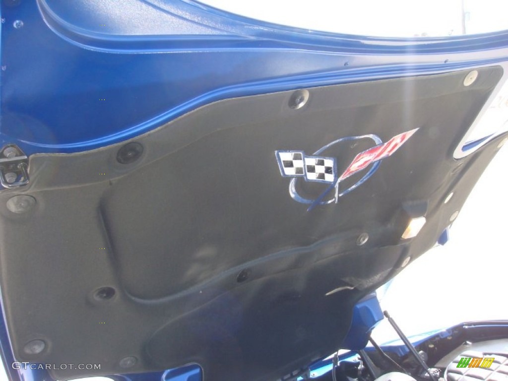 2002 Corvette Coupe - Electron Blue Metallic / Black photo #22