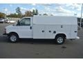 Summit White 2015 Chevrolet Express Cutaway 3500 Utility Van Exterior