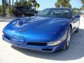 2002 Electron Blue Metallic Chevrolet Corvette Coupe  photo #27