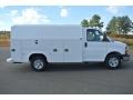 Summit White - Express Cutaway 3500 Utility Van Photo No. 6