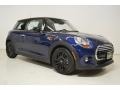 2015 Deep Blue Metallic Mini Cooper Hardtop 2 Door  photo #2