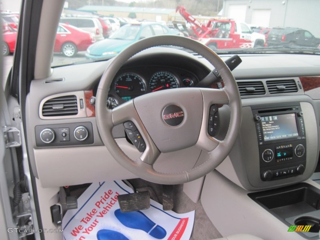 2013 Yukon XL SLT 4x4 - Quicksilver Metallic / Light Titanium photo #11