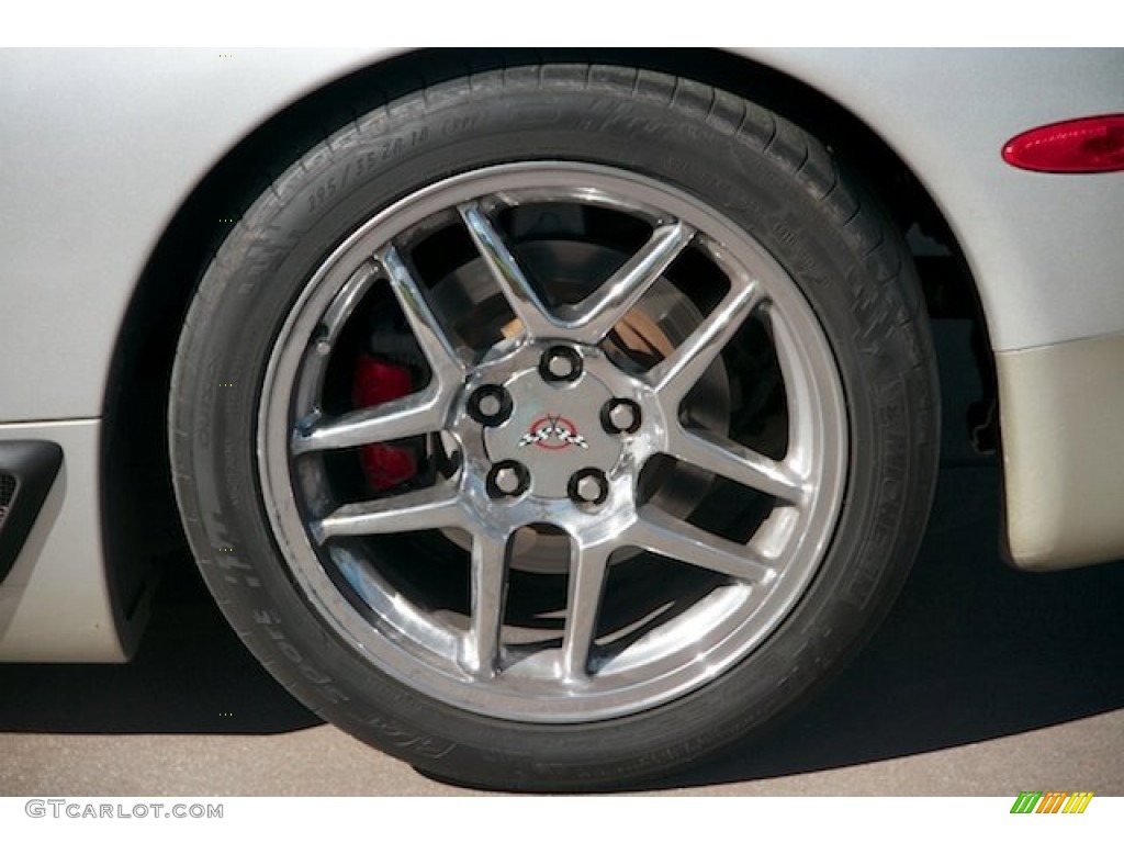 2004 Corvette Z06 - Machine Silver Metallic / Black photo #28