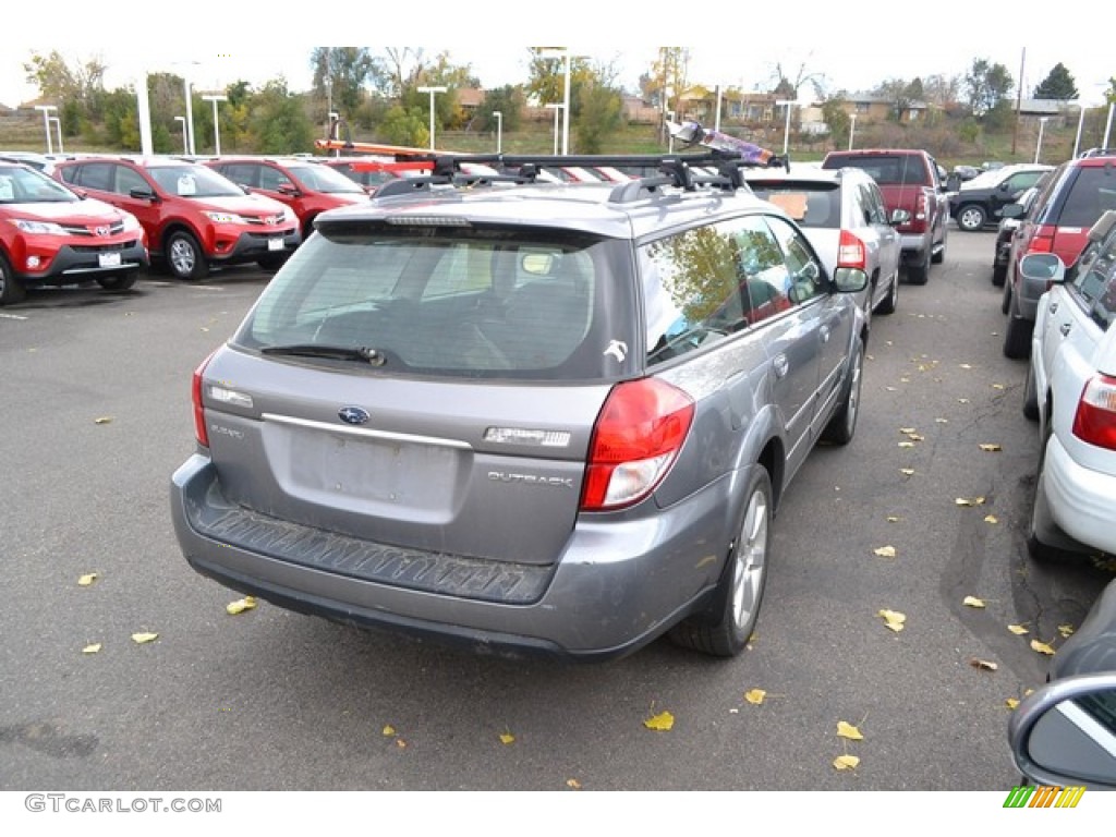 2008 Outback 2.5i Limited Wagon - Quartz Silver Metallic / Off Black photo #2