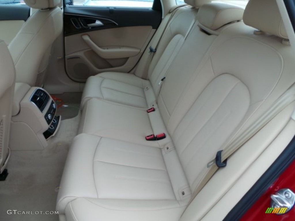 2015 A6 2.0T Premium Plus Sedan - Garnet Red Pearl / Velvet Beige photo #29