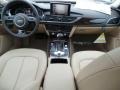 2015 Audi A6 Velvet Beige Interior Dashboard Photo