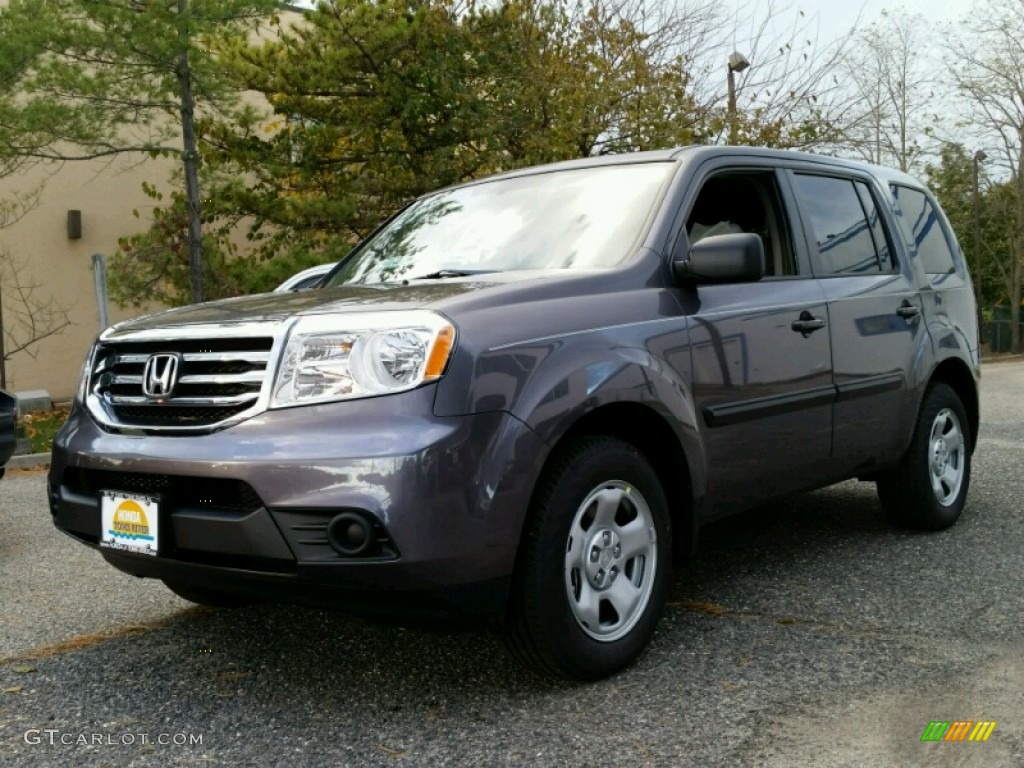 2015 Pilot LX 4WD - Modern Steel Metallic / Gray photo #1