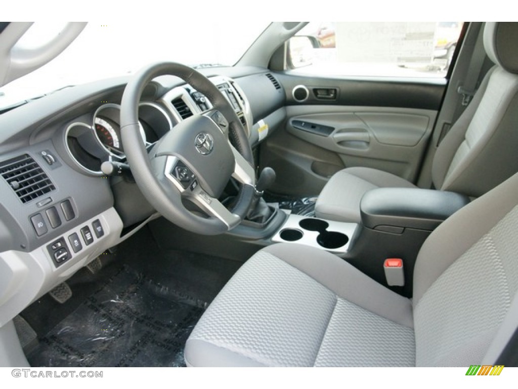 Graphite Interior 2015 Toyota Tacoma V6 Access Cab 4x4 Photo #98937913