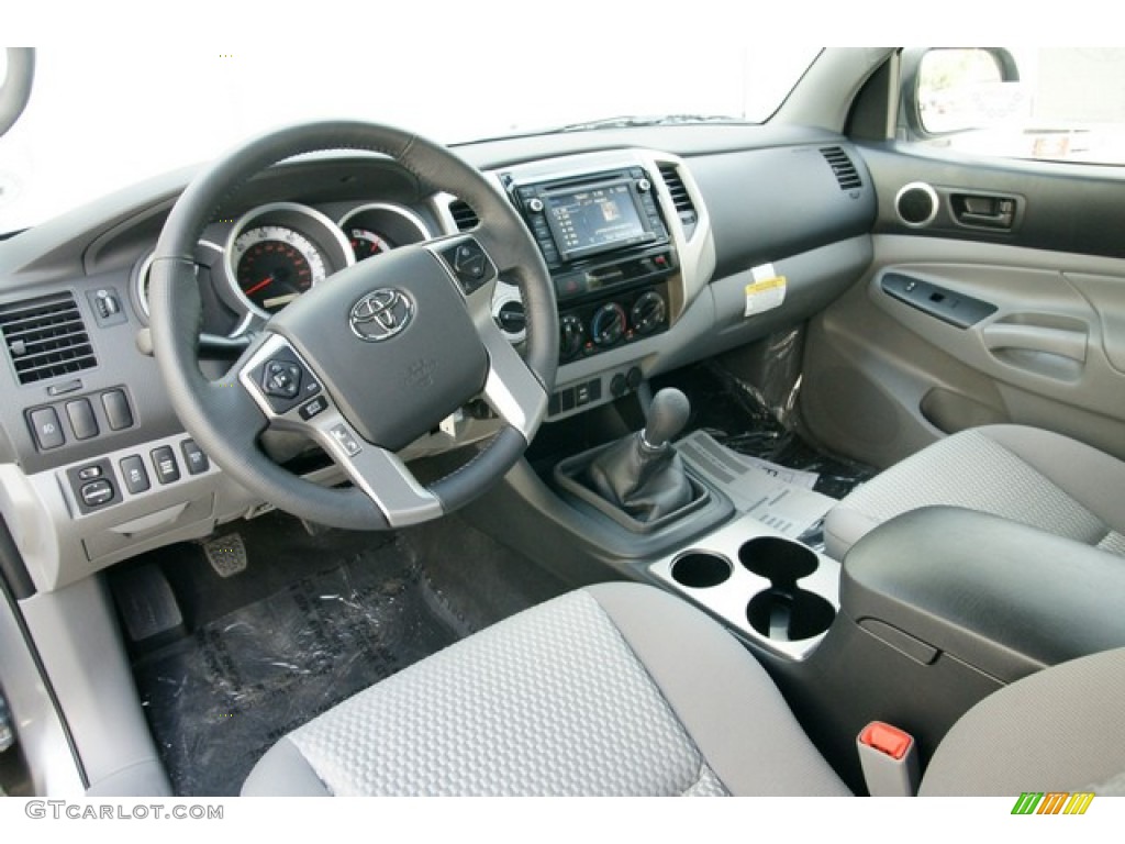 Graphite Interior 2015 Toyota Tacoma V6 Access Cab 4x4 Photo #98937935