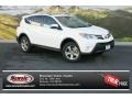 2015 Super White Toyota RAV4 XLE AWD  photo #1