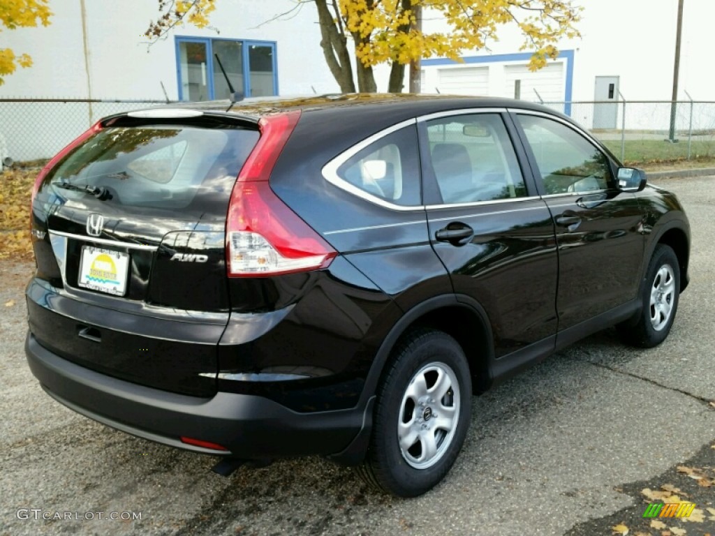 2014 CR-V LX AWD - Crystal Black Pearl / Black photo #2