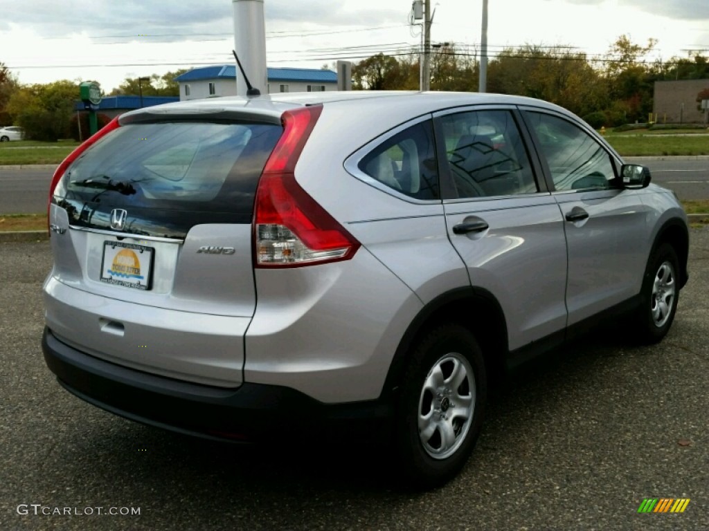 2014 CR-V LX AWD - Alabaster Silver Metallic / Gray photo #2