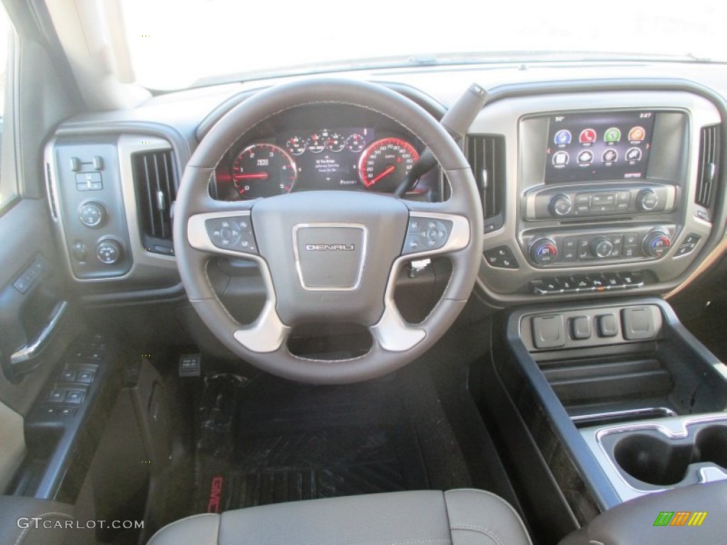 2015 Sierra 3500HD Denali Crew Cab 4x4 - Iridium Metallic / Denali Cocoa/Light Cashmere photo #38