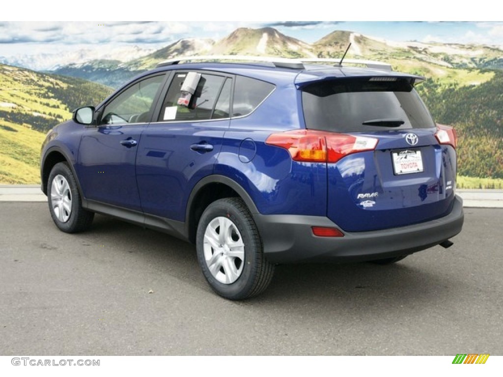 2015 RAV4 LE AWD - Blue Crush Metallic / Black photo #3