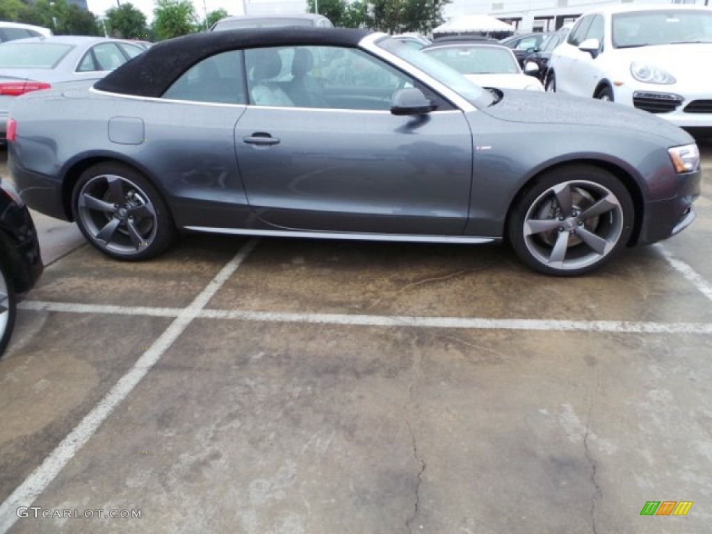 Monsoon Gray Metallic 2015 Audi A5 Premium Plus quattro Convertible Exterior Photo #98938924