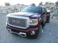 2015 Sonoma Red Metallic GMC Sierra 3500HD Denali Crew Cab 4x4  photo #2