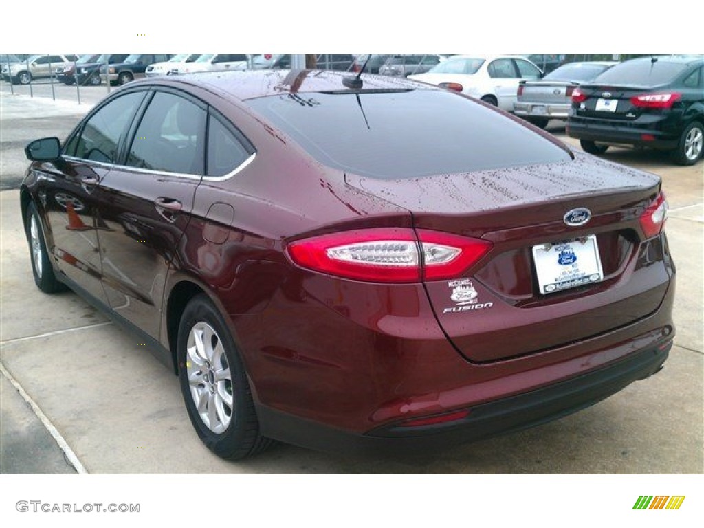 2015 Fusion S - Bronze Fire Metallic / Earth Gray photo #7