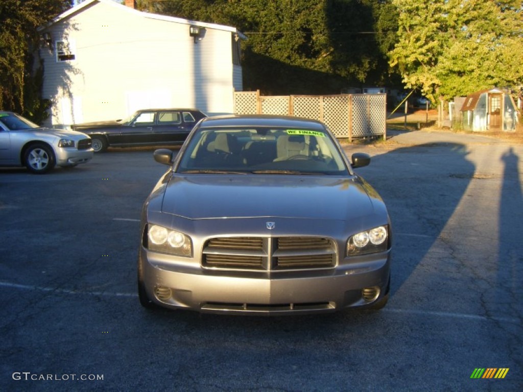 Silver Steel Metallic Dodge Charger