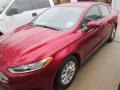 2015 Ruby Red Metallic Ford Fusion S  photo #4