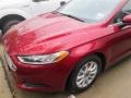 2015 Ruby Red Metallic Ford Fusion S  photo #5