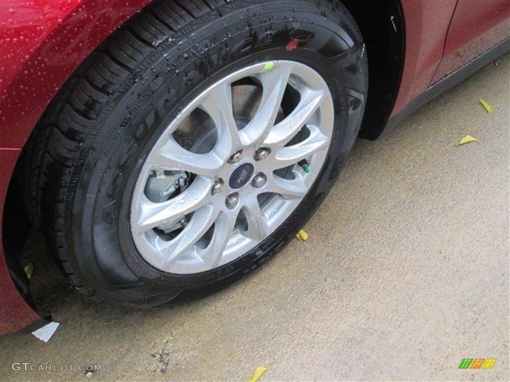 2015 Fusion S - Ruby Red Metallic / Earth Gray photo #6