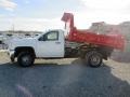 Summit White - Sierra 3500HD Work Truck Regular Cab 4x4 Dump Truck Photo No. 3