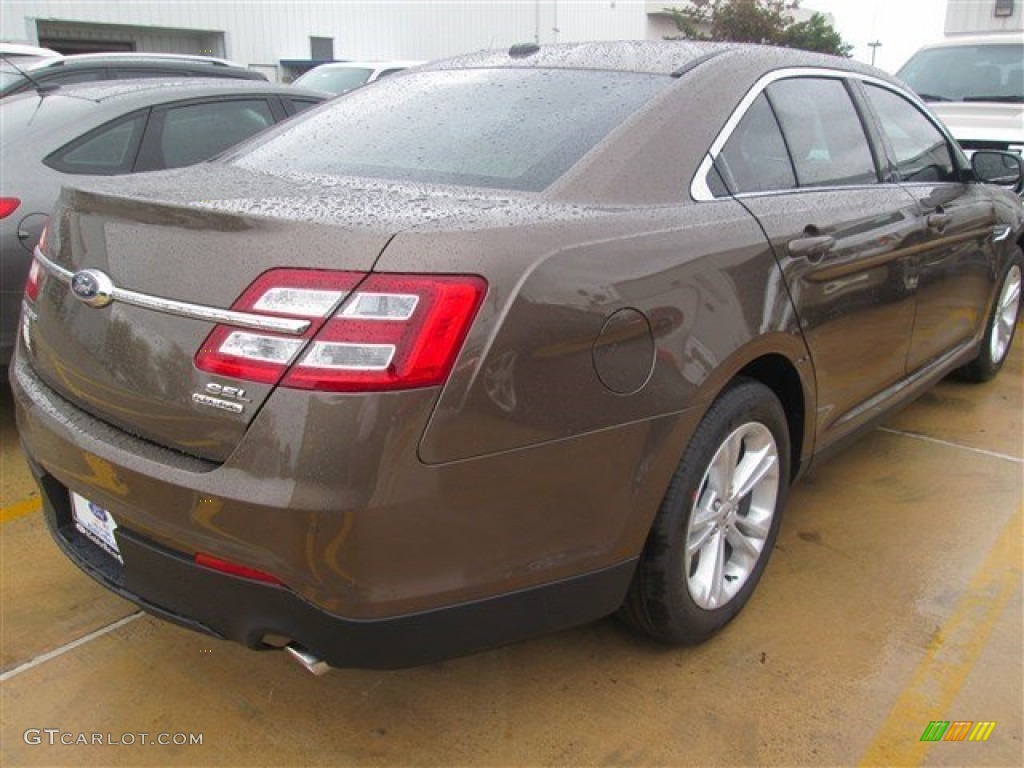 2015 Taurus SEL - Caribou Metallic / Dune photo #3