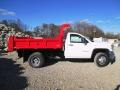 Summit White - Sierra 3500HD Work Truck Regular Cab 4x4 Dump Truck Photo No. 23
