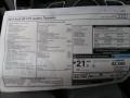 2015 Audi Q5 3.0 TFSI Premium Plus quattro Window Sticker