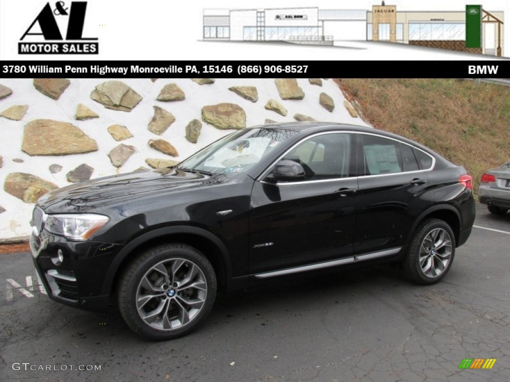 2015 X4 xDrive28i - Jet Black / Black photo #1