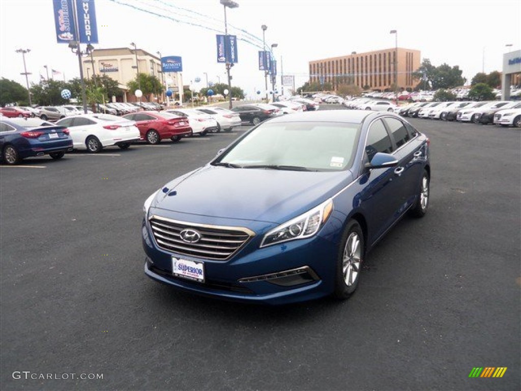 2015 Sonata Eco - Lakeside Blue / Gray photo #1