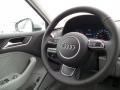 2015 Audi A3 Titanium Gray Interior Steering Wheel Photo