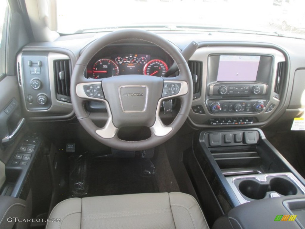 2015 Sierra 3500HD Denali Crew Cab 4x4 - Iridium Metallic / Denali Cocoa/Light Cashmere photo #37