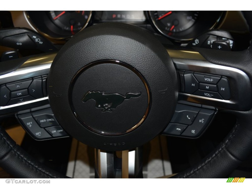 2015 Mustang GT Premium Coupe - Magnetic Metallic / Ebony photo #19