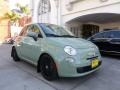 2013 Verde Chiaro (Light Green) Fiat 500 c cabrio Pop  photo #25