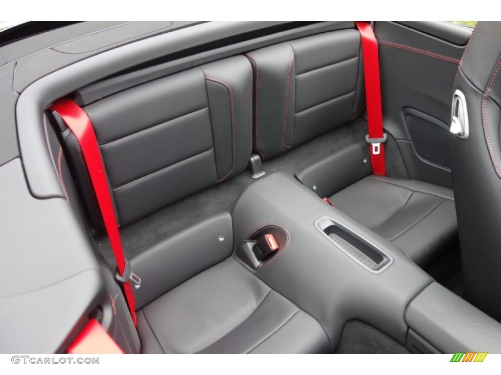 Black Interior 2014 Porsche 911 Turbo Cabriolet Photo #98955936