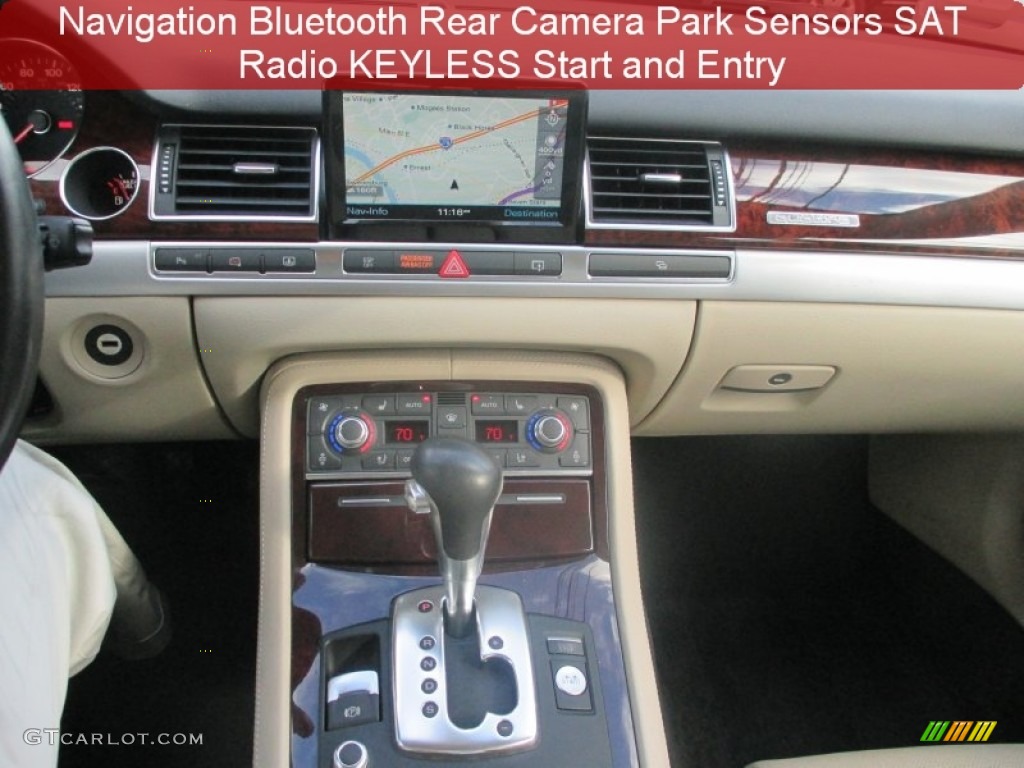 2010 A8 L 4.2 quattro - Night Blue Pearl Effect / Cardamom Beige photo #5