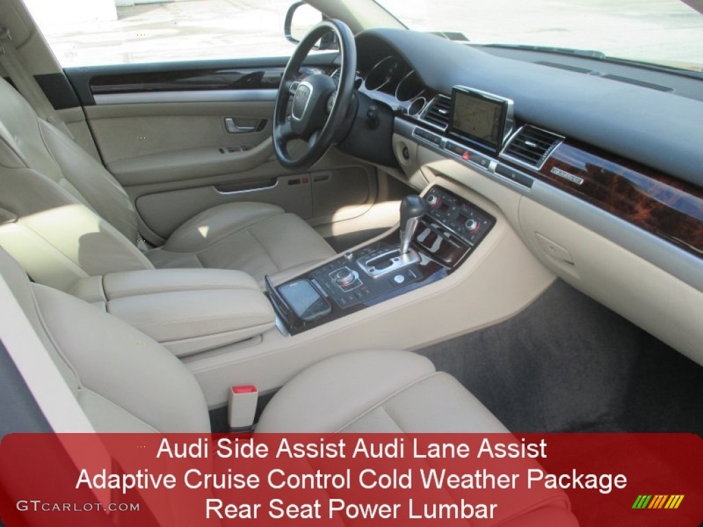 2010 A8 L 4.2 quattro - Night Blue Pearl Effect / Cardamom Beige photo #6