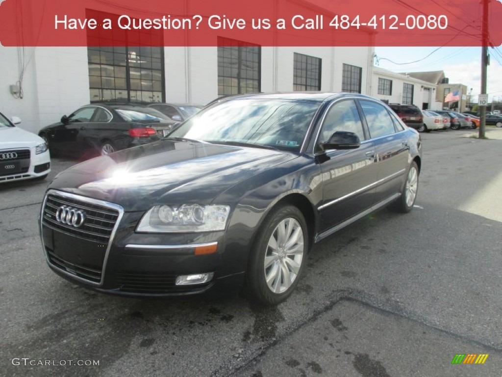 2010 A8 L 4.2 quattro - Night Blue Pearl Effect / Cardamom Beige photo #7