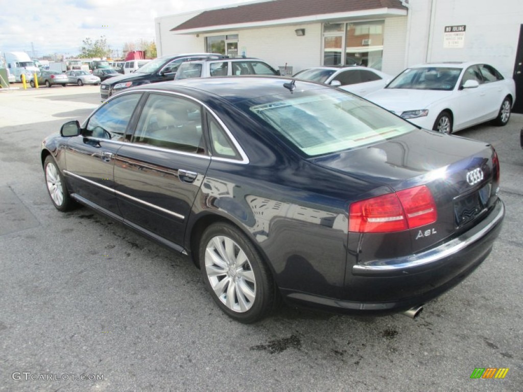 2010 A8 L 4.2 quattro - Night Blue Pearl Effect / Cardamom Beige photo #9