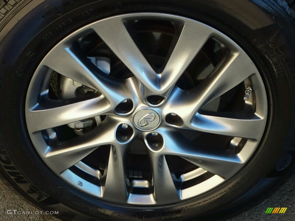 2014 QX60 3.5 - Midnight Garnet / Wheat photo #6