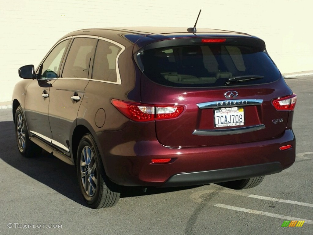 2014 QX60 3.5 - Midnight Garnet / Wheat photo #8