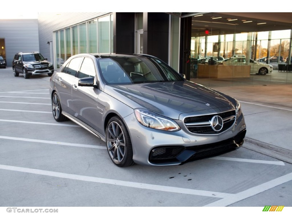 2015 E 63 AMG S 4Matic Sedan - Palladium Silver Metallic / Black photo #1