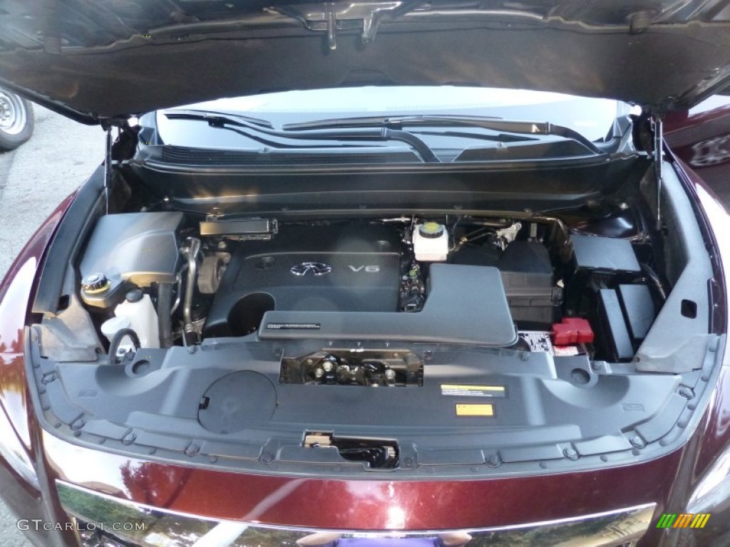 2014 QX60 3.5 - Midnight Garnet / Wheat photo #16