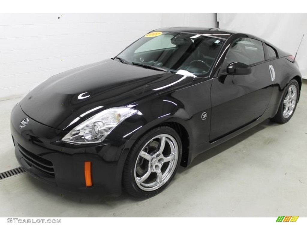2007 350Z Grand Touring Coupe - Magnetic Black Pearl / Charcoal photo #5