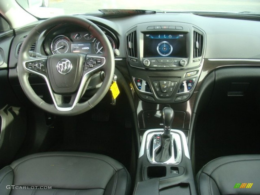 2014 Buick Regal FWD Ebony Dashboard Photo #98964520