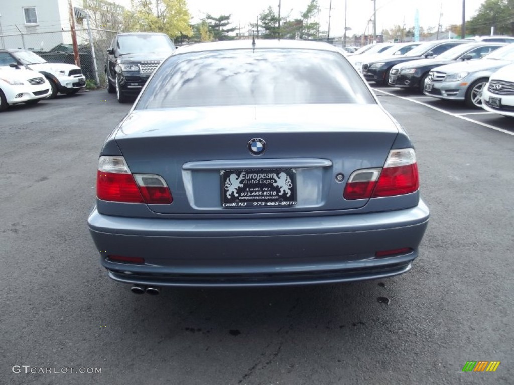 2000 3 Series 328i Coupe - Steel Blue Metallic / Grey photo #5