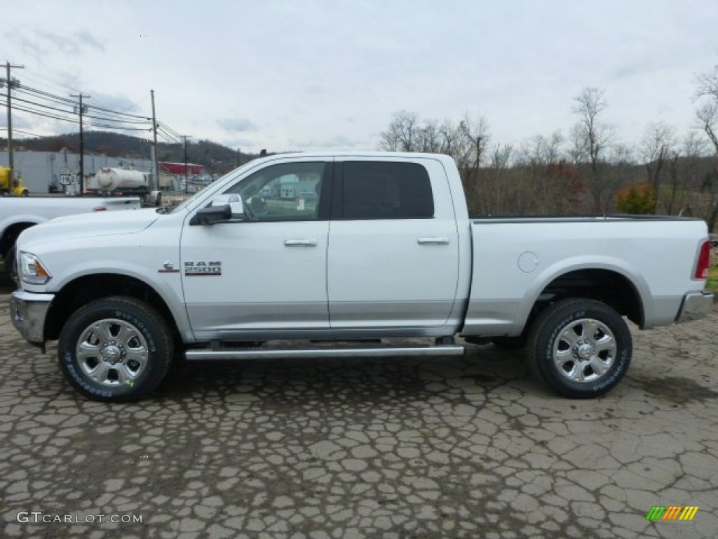 Bright White 2015 Ram 2500 Laramie Crew Cab 4x4 Exterior Photo #98966466